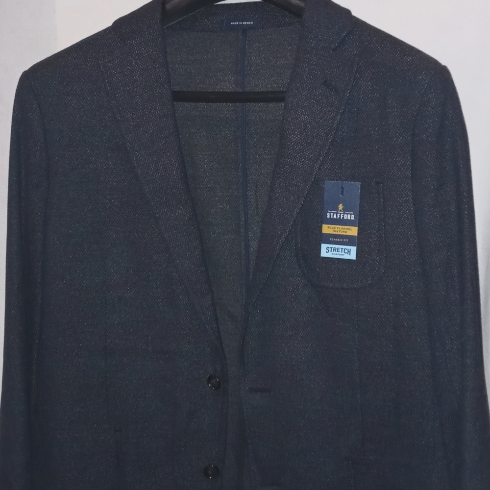 Stafford Sport Flannel Jacket/Blazer